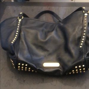 Black and gold Burberry bag